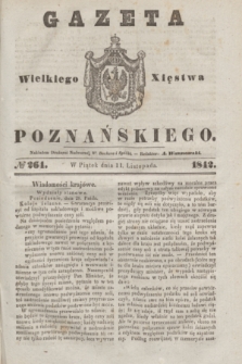 Gazeta Wielkiego Xięstwa Poznańskiego. 1842, № 264 (11 listopada)