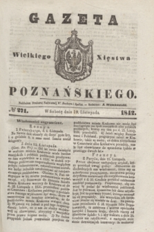 Gazeta Wielkiego Xięstwa Poznańskiego. 1842, № 271 (19 listopada)