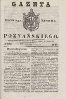 Gazeta Wielkiego Xięstwa Poznańskiego. 1842, № 282 (2 grudnia)