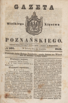 Gazeta Wielkiego Xięstwa Poznańskiego. 1842, № 301 (24 grudnia)