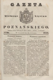 Gazeta Wielkiego Xięstwa Poznańskiego. 1844, № 97 (25 kwietnia)