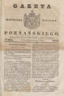 Gazeta Wielkiego Xięstwa Poznańskiego. 1844, № 105 (6 maja)