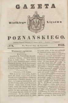 Gazeta Wielkiego Xięstwa Poznańskiego. 1843, № 8 (10 stycznia)