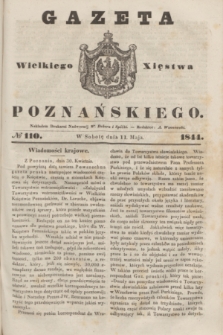 Gazeta Wielkiego Xięstwa Poznańskiego. 1844, № 110 (11 maja)