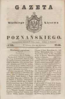 Gazeta Wielkiego Xięstwa Poznańskiego. 1843, № 24 (28 stycznia)