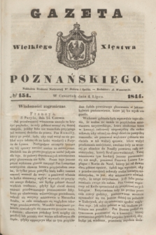 Gazeta Wielkiego Xięstwa Poznańskiego. 1844, № 154 (4 lipca)