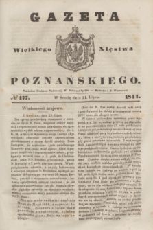 Gazeta Wielkiego Xięstwa Poznańskiego. 1844, № 177 (31 lipca)