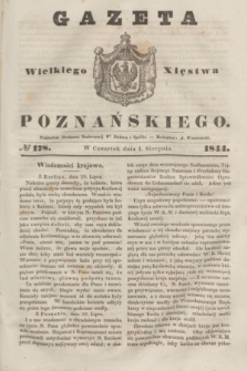 Gazeta Wielkiego Xięstwa Poznańskiego. 1844, № 178 (1 sierpnia)