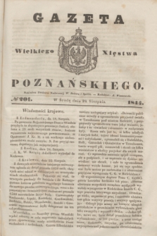Gazeta Wielkiego Xięstwa Poznańskiego. 1844, № 201 (28 sierpnia)