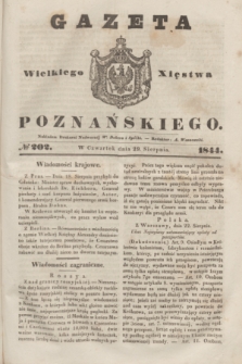 Gazeta Wielkiego Xięstwa Poznańskiego. 1844, № 202 (29 sierpnia)