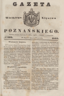Gazeta Wielkiego Xięstwa Poznańskiego. 1844, № 209 (6 września)