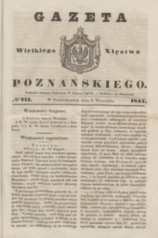 Gazeta Wielkiego Xięstwa Poznańskiego. 1844, № 211 (9 września)