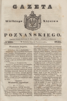Gazeta Wielkiego Xięstwa Poznańskiego. 1844, № 234 (5 października)
