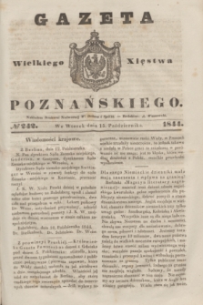 Gazeta Wielkiego Xięstwa Poznańskiego. 1844, № 242 (15 października)