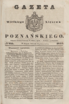 Gazeta Wielkiego Xięstwa Poznańskiego. 1844, № 251 (25 października)