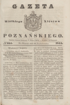 Gazeta Wielkiego Xięstwa Poznańskiego. 1844, № 254 (29 października)