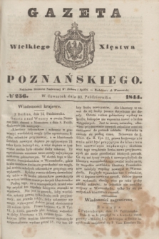 Gazeta Wielkiego Xięstwa Poznańskiego. 1844, № 256 (31 października)