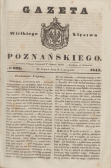 Gazeta Wielkiego Xięstwa Poznańskiego. 1844, № 263 (8 listopada)