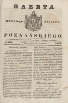 Gazeta Wielkiego Xięstwa Poznańskiego. 1844, № 269 (15 listopada)