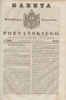 Gazeta Wielkiego Xięstwa Poznańskiego. 1843, № 176 (31 lipca)