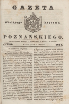 Gazeta Wielkiego Xięstwa Poznańskiego. 1844, № 285 (4 grudnia)