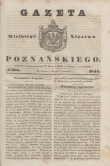 Gazeta Wielkiego Xięstwa Poznańskiego. 1844, № 288 (7 grudnia)