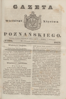 Gazeta Wielkiego Xięstwa Poznańskiego. 1844, № 296 (17 grudnia)