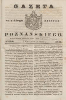 Gazeta Wielkiego Xięstwa Poznańskiego. 1844, № 299 (20 grudnia)