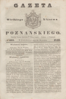 Gazeta Wielkiego Xięstwa Poznańskiego. 1843, № 224 (25 września)