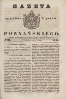 Gazeta Wielkiego Xięstwa Poznańskiego. 1845, № 33 (8 lutego)
