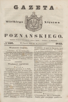 Gazeta Wielkiego Xięstwa Poznańskiego. 1843, № 252 (27 października)