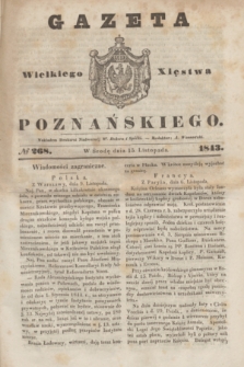 Gazeta Wielkiego Xięstwa Poznańskiego. 1843, № 268 (15 listopada)