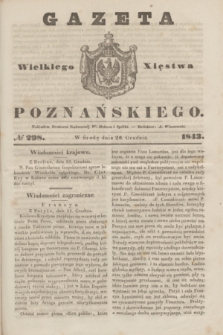 Gazeta Wielkiego Xięstwa Poznańskiego. 1843, № 298 (20 grudnia)