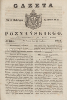 Gazeta Wielkiego Xięstwa Poznańskiego. 1843, № 304 (29 grudnia)
