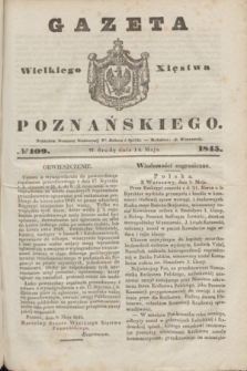 Gazeta Wielkiego Xięstwa Poznańskiego. 1845, № 109 (14 maja)