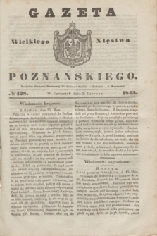 Gazeta Wielkiego Xięstwa Poznańskiego. 1845, № 128 (5 czerwca)