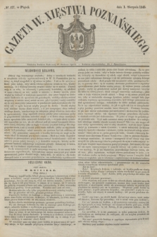 Gazeta W. Xięstwa Poznańskiego. 1845, № 177 (1 sierpnia)