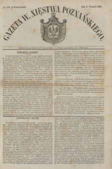 Gazeta W. Xięstwa Poznańskiego. 1845, № 179 (4 sierpnia)