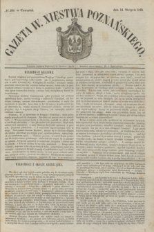 Gazeta W. Xięstwa Poznańskiego. 1845, № 188 (14 sierpnia)