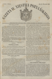 Gazeta W. Xięstwa Poznańskiego. 1845, № 214 (13 września)