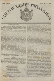 Gazeta W. Xięstwa Poznańskiego. 1845, № 220 (20 września)