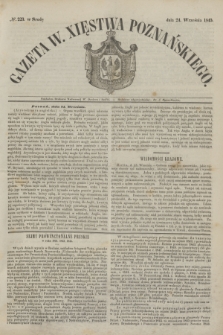 Gazeta W. Xięstwa Poznańskiego. 1845, № 223 (24 września)