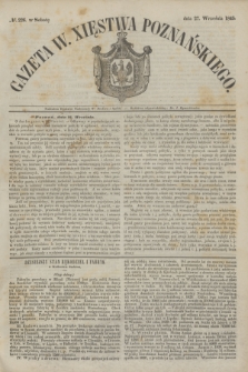 Gazeta W. Xięstwa Poznańskiego. 1845, № 226 (27 września)