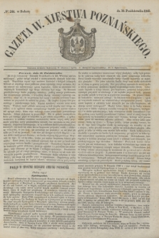 Gazeta W. Xięstwa Poznańskiego. 1845, № 244 (18 października)