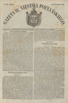 Gazeta W. Xięstwa Poznańskiego. 1845, № 265 (12 listopada)