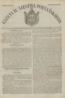 Gazeta W. Xięstwa Poznańskiego. 1845, № 276 (25 listopada)