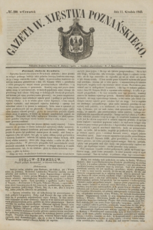 Gazeta W. Xięstwa Poznańskiego. 1845, № 290 (11 grudnia)