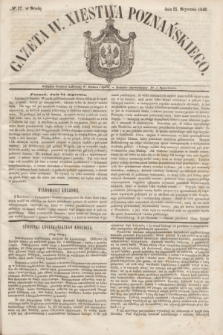 Gazeta W. Xięstwa Poznańskiego. 1846, № 17 (21 stycznia)