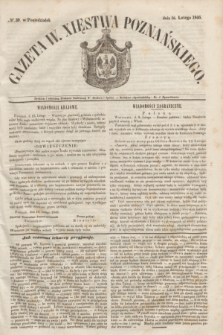 Gazeta W. Xięstwa Poznańskiego. 1846, № 39 (16 lutego) + dod.