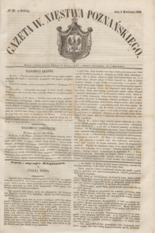 Gazeta W. Xięstwa Poznańskiego. 1846, № 80 (4 kwietnia)
